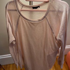 Out From Under Sophia Split Side Pullover- M